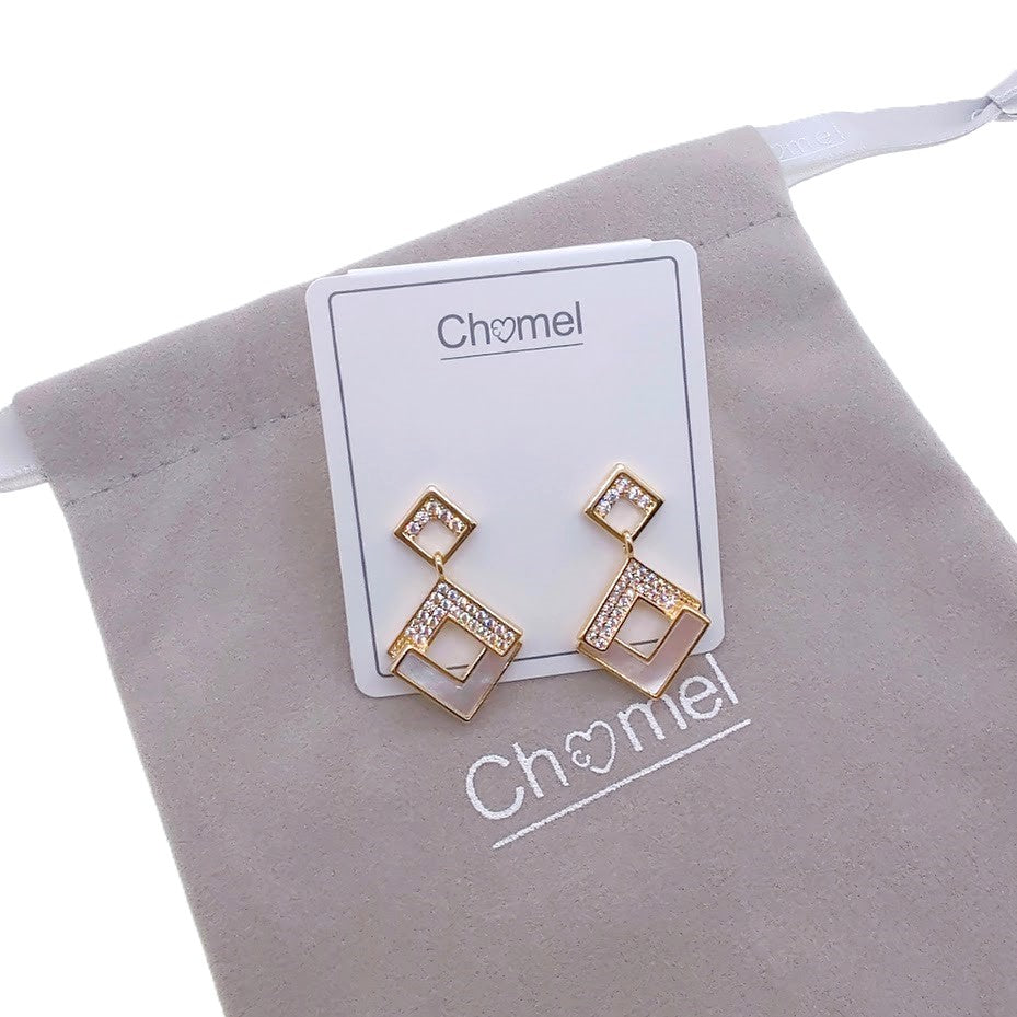 Mother of Pearl Earrings - CHOMEL