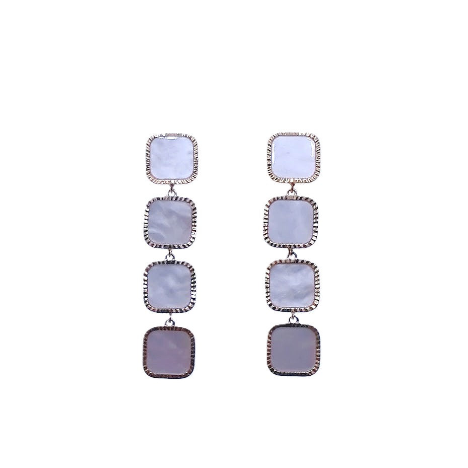 Mother of Pearl Earrings - CHOMEL