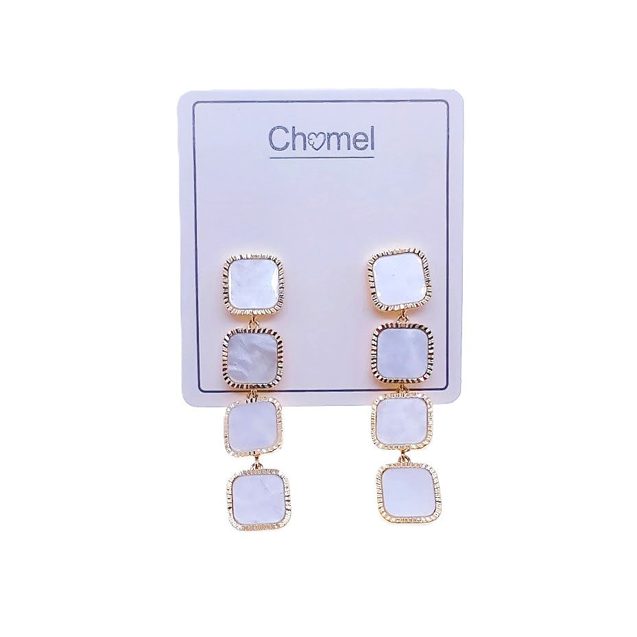 Mother of Pearl Earrings - CHOMEL