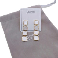 Mother of Pearl Earrings - CHOMEL