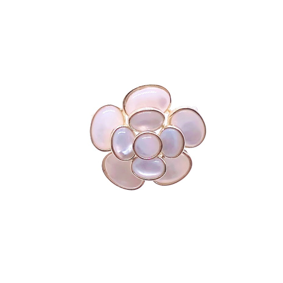 Flower Mother Of Pearl Brooch - CHOMEL