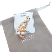 Peacock Freshwater Pearl Brooch - CHOMEL