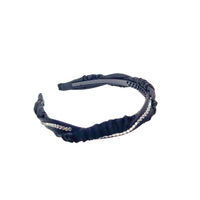 Satin Hairband with Crystals - CHOMEL