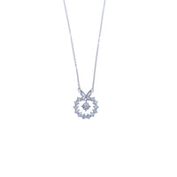 Butterfly Mother of Pearl & Cubic Zirconia Necklace - CHOMEL