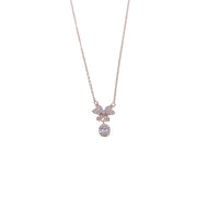 Ribbon Cubic Zirconia  Necklace - CHOMEL