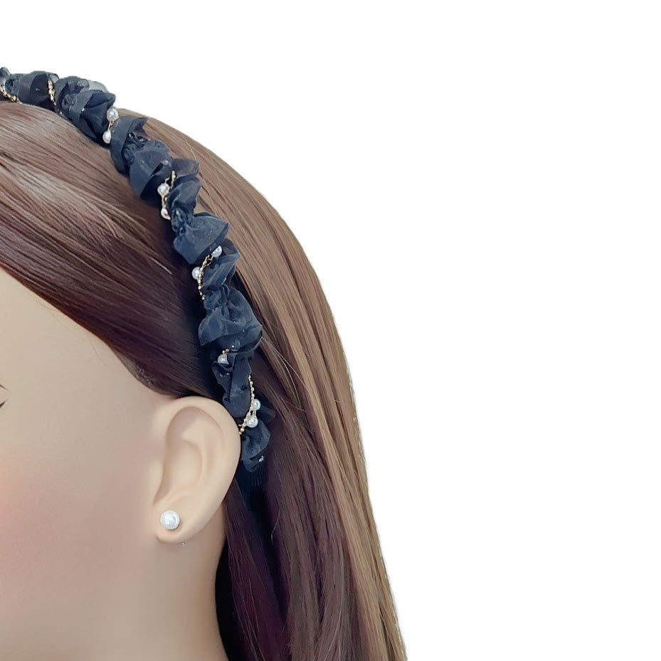 Hairband with Pearls - CHOMEL