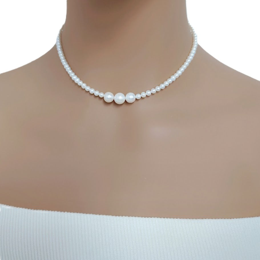 Freshwater Pearl Choker - CHOMEL