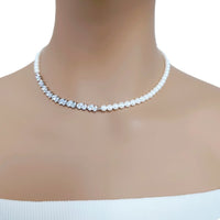 Simulated Pearl Necklace - CHOMEL