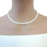 Simulated Pearl Necklace - CHOMEL