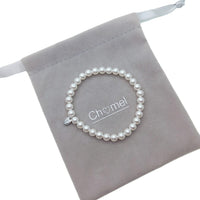 Simulated Pearl Elastic Bracelet - CHOMEL