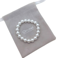Simulated Pearl Elastic Bracelet - CHOMEL