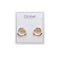 Simulated Moonstone Earrings - CHOMEL