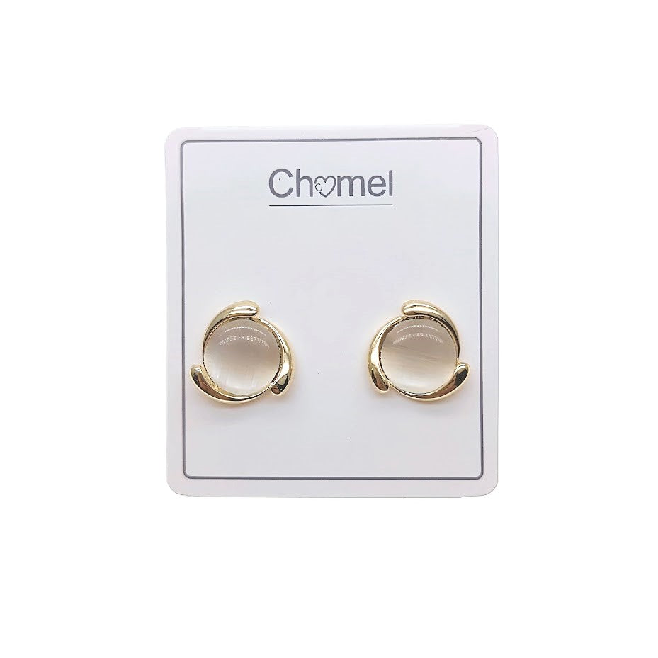 Simulated Moonstone Earrings - CHOMEL