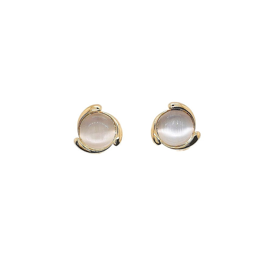 Simulated Moonstone Earrings - CHOMEL