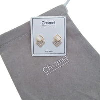 Simulated Moonstone Earrings - CHOMEL