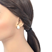 Simulated Moonstone Earrings - CHOMEL