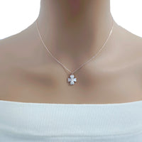 Mother of Pearl Clover Necklace - CHOMEL