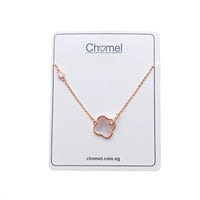 Mother of Pearl  Clover Necklace - CHOMEL