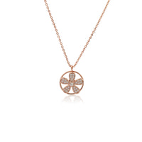 Flower Cubic Zirconia Necklace - CHOMEL