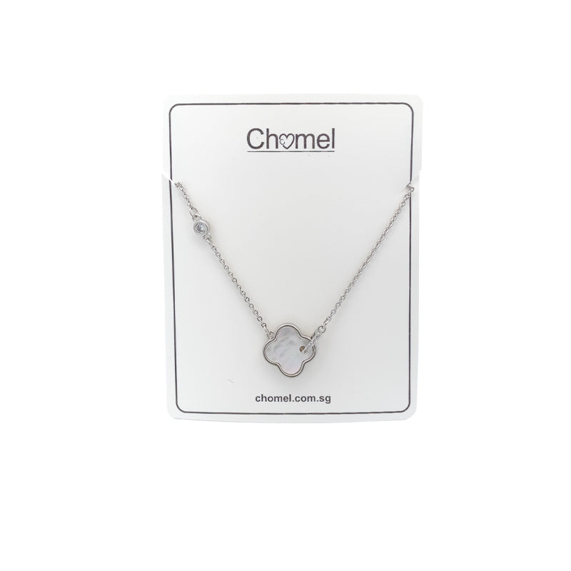 Mother of Pearl  Clover Necklace - CHOMEL