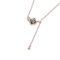 Flower Cubic Zirconia Necklace - CHOMEL