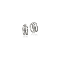 Cubic Zirconia Hoop Earrings - CHOMEL