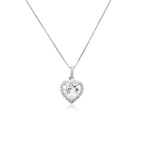 Heart Cubic Zirconia Necklace - CHOMEL