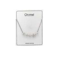 Flower Cubic Zirconia Necklace - CHOMEL