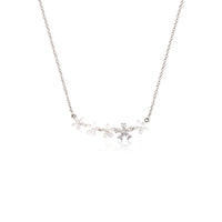 Flower Cubic Zirconia Necklace - CHOMEL