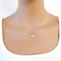 Mermaid Tail Cubic Zirconia Necklace - CHOMEL