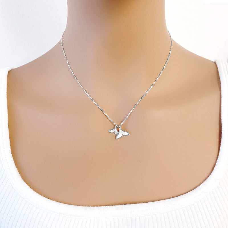 Mermaid Tail Cubic Zirconia Necklace - CHOMEL