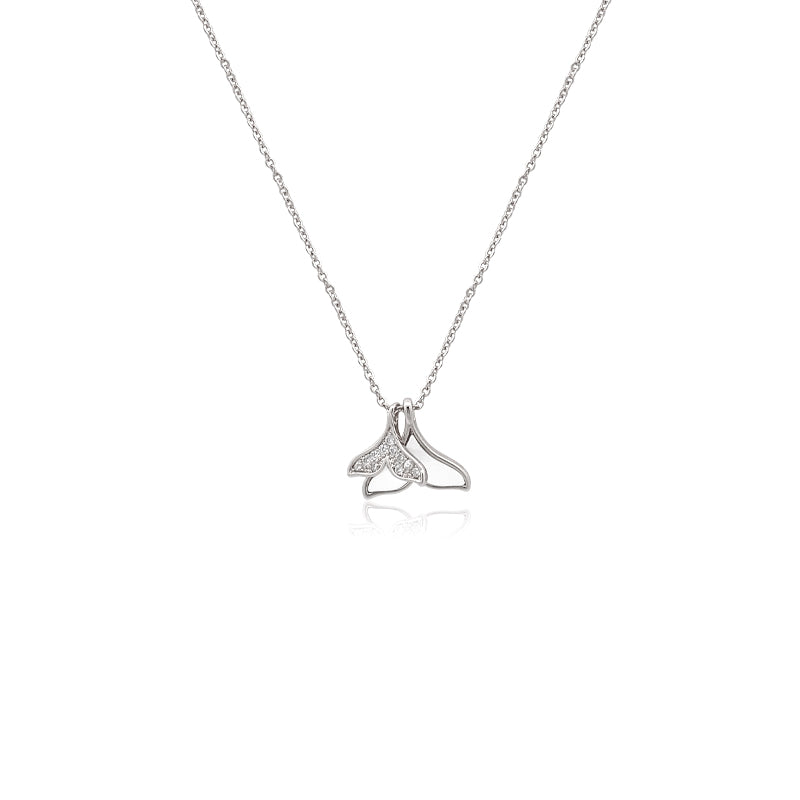 Mermaid Tail Cubic Zirconia Necklace - CHOMEL