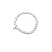 Simulated Pearl Elastic Bracelet - CHOMEL