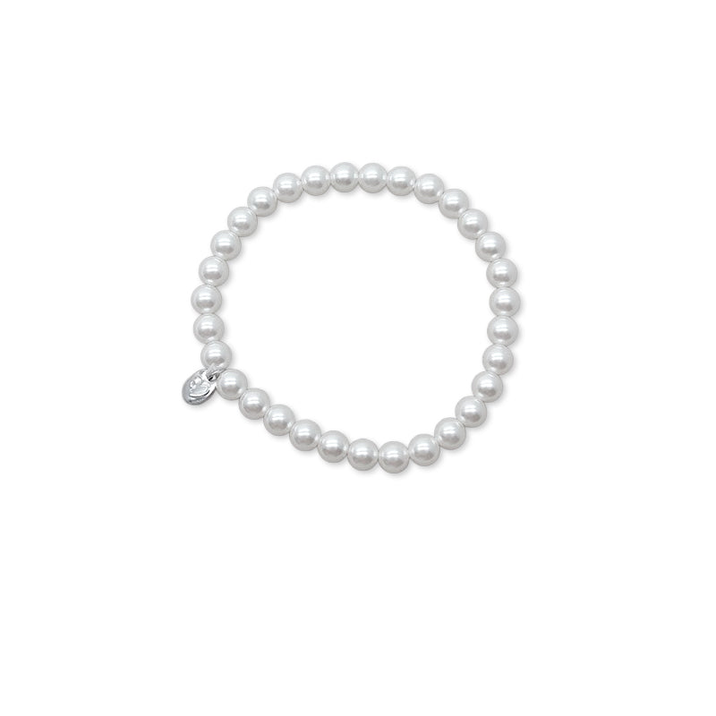 Simulated Pearl Elastic Bracelet - CHOMEL