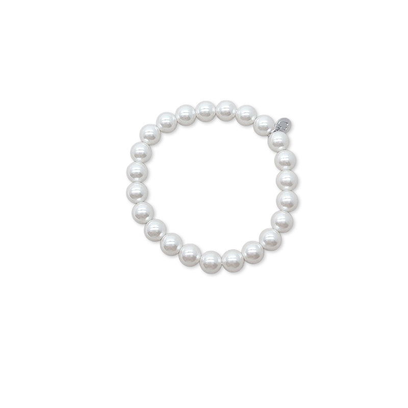 Simulated Pearl Elastic Bracelet - CHOMEL