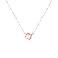 Mother of Pearl  Clover Necklace - CHOMEL