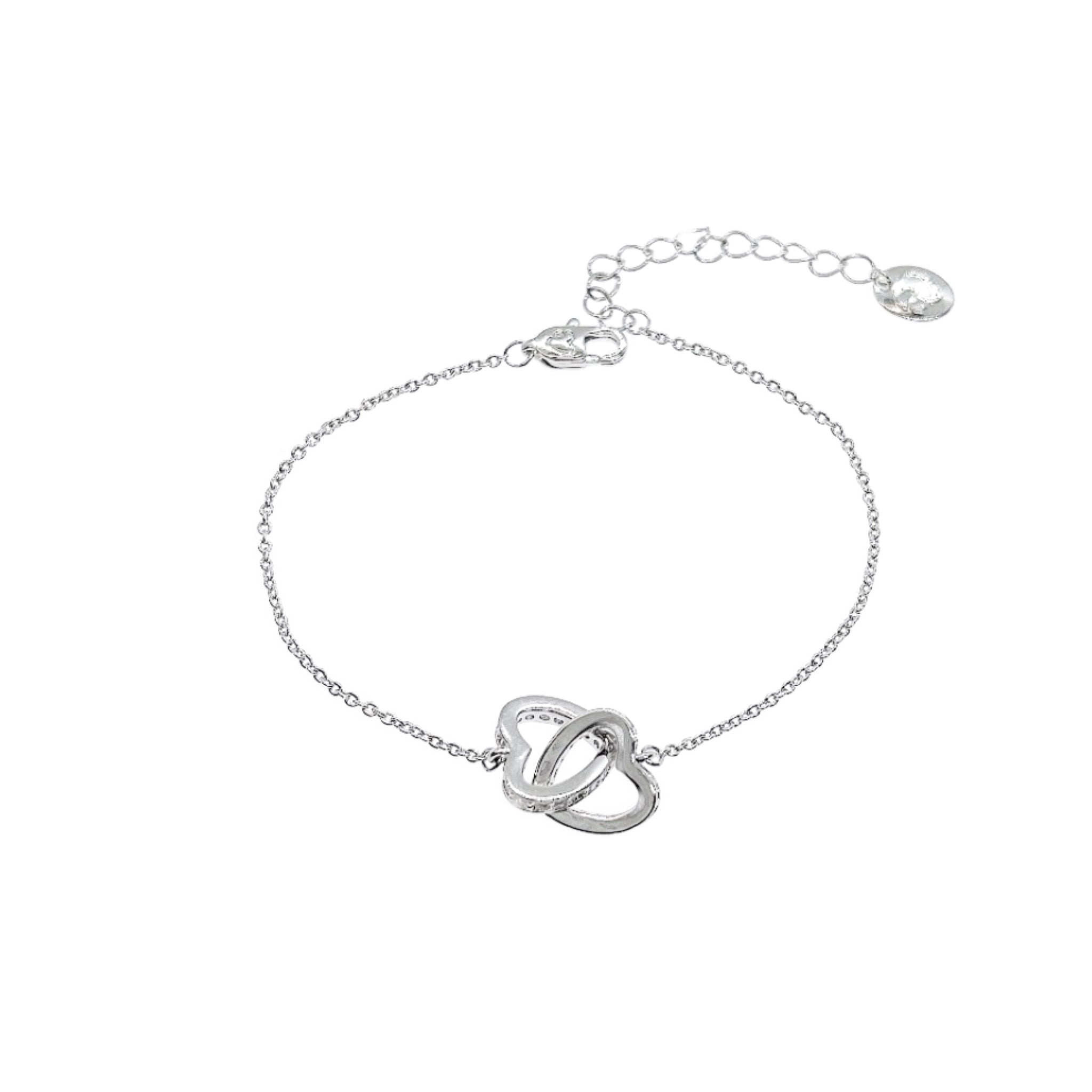 Heart Cubic Zirconia Bracelet - CHOMEL