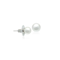 Simulated Pearl 6mm Round Earring.