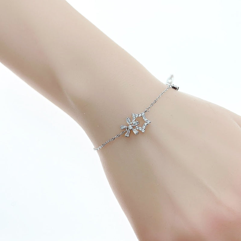 Star & Flower Cubic Zirconia Bracelet - CHOMEL