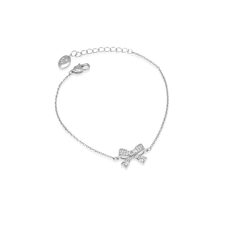 Ribbon Cubic Zirconia Bracelet - Elegant and Sparkling Jewelry