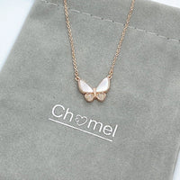 Butterfly Mother of Pearl Necklace.
