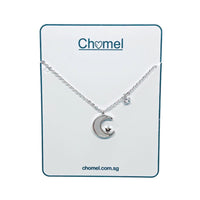 Moon & Star Mother of Pearl Necklace.