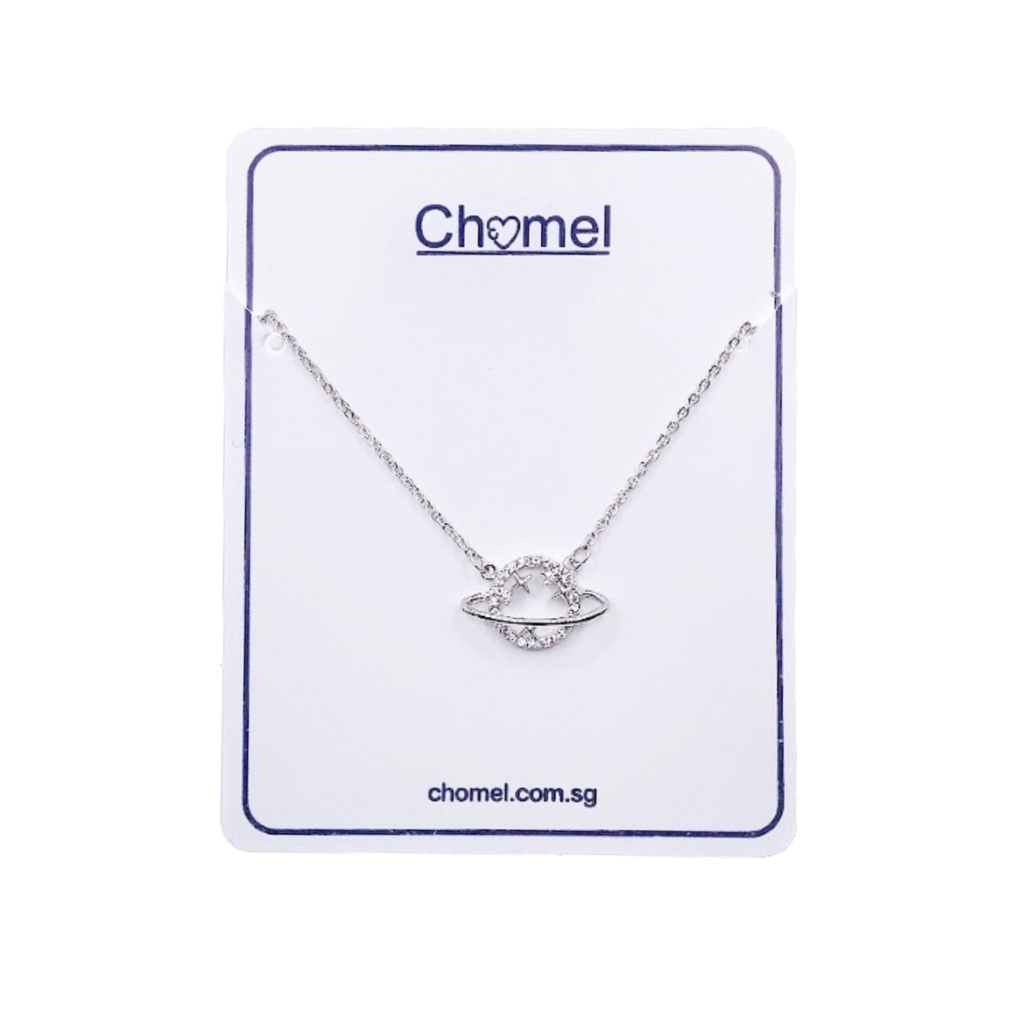 Planet Cubic Zirconia Necklace.