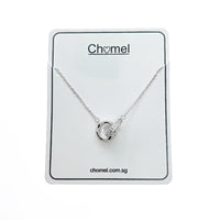 Interlocking Circle Necklace.