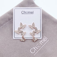 Butterfly Cubic Zirconia Earrings.