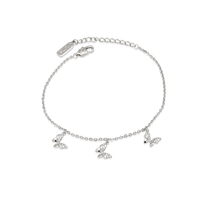 Butterfly Cubic Zirconia Bracelet.