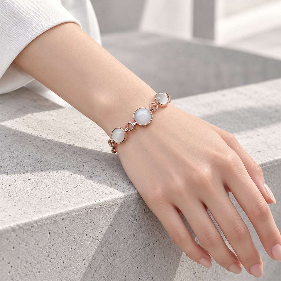 Simulated Moonstone Bracelet