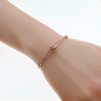 Tunnel Cubic Zirconia Bracelet - CHOMEL