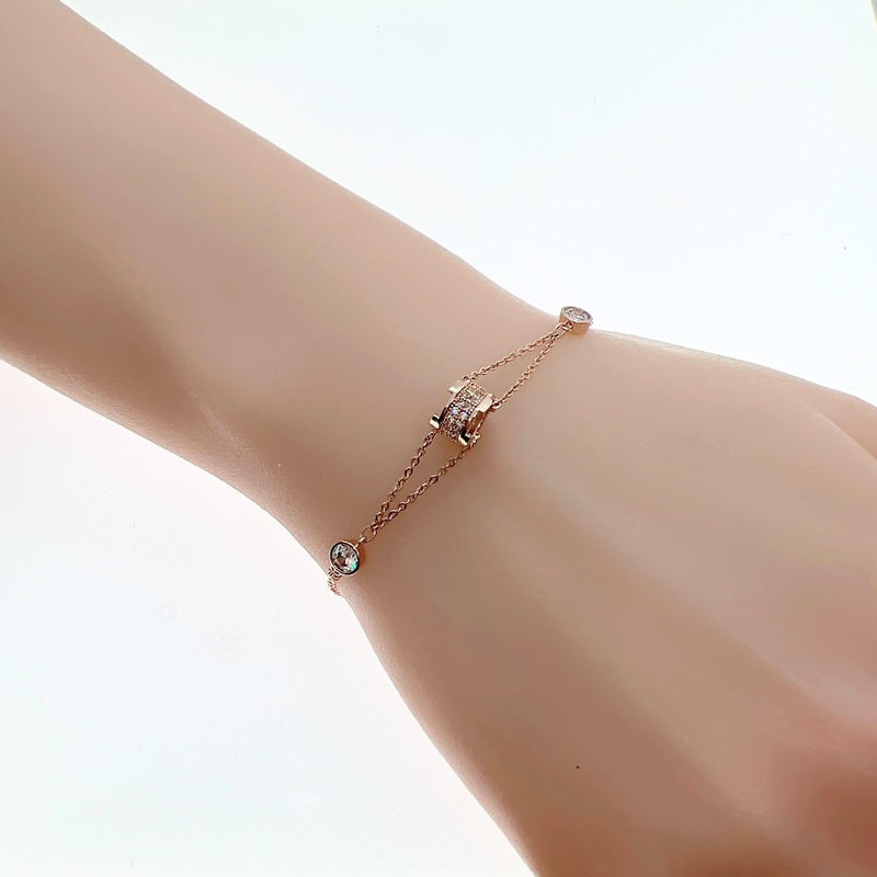 Tunnel Cubic Zirconia Bracelet - CHOMEL
