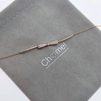 Ribbon Cubic Zirconia Bracelet - CHOMEL